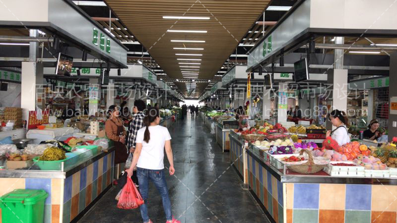 農貿市場柜臺分類設計
